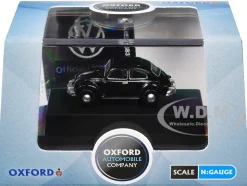 Volkswagen Beetle Black 1/148 (N) Scale Diecast Model Car by Oxford Diecast