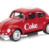 1967 Volkswagen Beetle "Coca-Cola" Red 1/50 Diecast Model by Motor City Classics