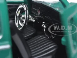 1966 Volkswagen Beetle Green 1/24 Diecast Model Car Motormax 73223 grn