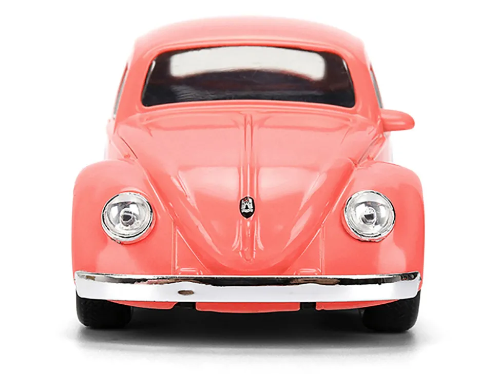 1959 Volkswagen Beetle "Patrick Star" Livery Pink "SpongeBob SquarePants" (1999-Current) TV Series "Hollywood Rides" Series 1/32 Diecast Model Car by Jada