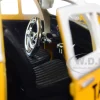 1966 Volkswagen Beetle Taxi Yellow White Top 1/24 Diecast Model Car Motormax 79577