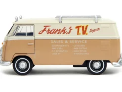 Volkswagen Bus WheelJack Tan and Beige Frank s TV Repair Transformers Rise of the Beasts 2023 Movie Hollywood Rides Series 1/32 Diecast Model Car Jada 34265