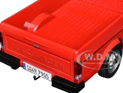 1983 Volkswagen Caddy MK 1 Pickup Truck Mars Red 1/18 Diecast Model Car by Solido