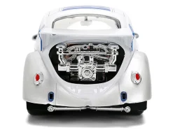 1959 Volkswagen Drag Beetle White with Graphics and R2-D2 Figure 