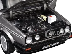 1989 Volkswagen Golf Champion Gray Metallic 1/18 Diecast Model Car by Norev