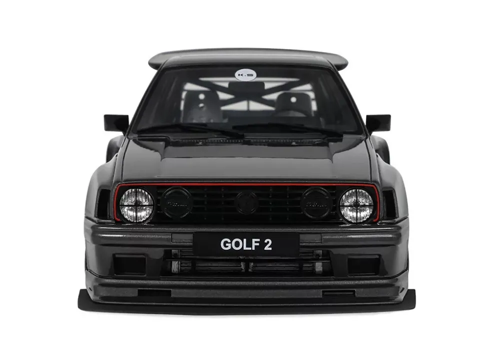 2021 Volkswagen Golf II GTI by Khyzyl Saleem Ascot Gray Metallic Limited Edition to 3000 pieces Worldwide 1/18 Model Car by Otto Mobile