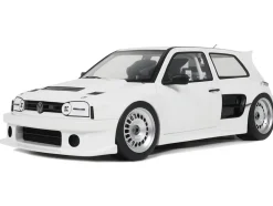 2024 Volkswagen Golf III by Khyzyl Saleem White Limited Edition to 2000 pieces Worldwide 1/18 Model Car by Otto Mobile