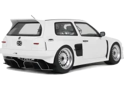 2024 Volkswagen Golf III by Khyzyl Saleem White Limited Edition to 2000 pieces Worldwide 1/18 Model Car by Otto Mobile