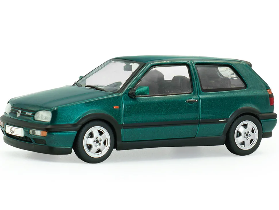 1994 Volkswagen Golf MKIII VR6 Dragon Green Pearl 1/43 Diecast Model Car by Solido