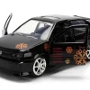 Volkswagen Jetta Black with Graphics "Fast & Furious Remix - 25th Anniversary" Series 1/32 Diecast Model Car by Jada