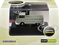 Volkswagen T2 Pickup Truck Light Gray 1/148 (N) Scale Diecast Model Car by Oxford Diecast