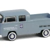1978 Volkswagen Type 2 Double Cab Pickup Truck "Volkswagen Service" Gray "Club Vee-Dub" Series 20 1/64 Diecast Model Car by Greenlight