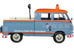 Volkswagen Type 2 (T1) Delivery Pickup Truck Blue/Orange 