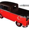 Volkswagen Type 2 T1 Pickup with Surfboard Brown Orange 1/24 Diecast Model Car Motormax 79560