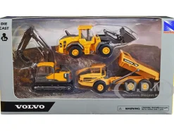 Volvo Construction Vehicles Set of 3 pieces Diecast Models New Ray NR32095