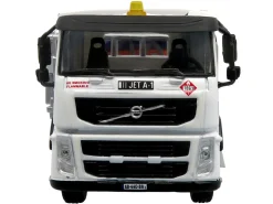 Volvo FM500 with Esterer Aviation Refueling Tanker Truck "Gulf Aviation" White with Blue Stripes Limited Edition 1/87 (HO) Diecast Model by Iconic Replicas