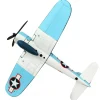 Vought F4U Corsair Fighter Aircraft VMF 422 First Lieutenant Robert Cowboy Stout United States Navy 1/100 Diecast Model Airplane Postage Stamp PS5356-2