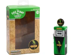 1951 Wayne 505 Gas Pump Polly Gas Green and Black Vintage Gas Pumps Series 13 1/18 Diecast Model Greenlight 14130B