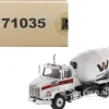 Western Star 4700 SB Concrete Mixer Truck White 1/50 Diecast Model Diecast Masters 71035