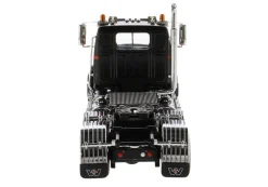 Western Star 4700 SF Tandem Day Cab Tractor Metallic Black 1/50 Diecast Model Diecast Masters 71036