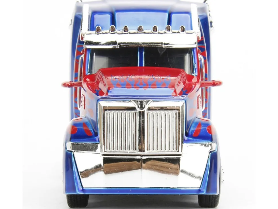 Western Star 5700 XE Phantom Truck Tractor Optimus Prime Transformers The Last Knight 2017 Movie Hollywood Rides Series 1/32 Diecast Model Car Jada 98398