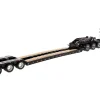 Western Star 49X SBFA Tridem Axle Heavy-Haul Tractor XL 120 Low-Profile HDG Trailer Red Black Transport Series 1/50 Diecast Model Diecast Masters 71090