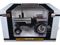 White 2-150 Open Station Wide Front Tractor Silver Metallic "Classic Series" 1/16 Diecast Model by SpecCast