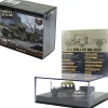 Willys MB Jeep with Trailer Olive Drab (Weathered) with Driver Figure "United States Army" "Mini AFV" Series 1/64 Diecast Model by Forces of Valor
