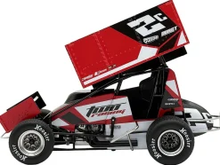Winged Sprint Car #2C Cole Macedo "Two C Racing" (2025) 1/18 Diecast Model Car by ACME