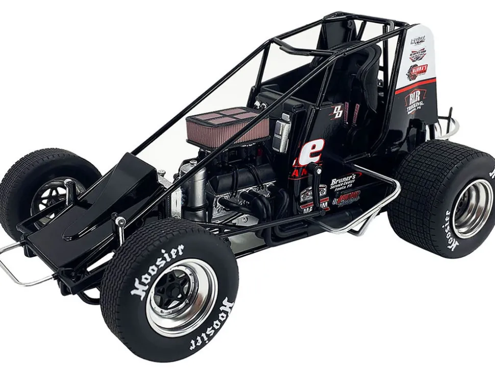 Winged Sprint Car #48 Danny Dietrich "Weikert's Livestock Inc." Gary Kauffman Racing (2024) 1/18 Diecast Model Car by ACME