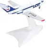 Yakovlev Yak-40 Commercial Aircraft "LOT Polish Airlines" (SP-GEA) White with Blue Stripes and Tail 1/200 Diecast Model Airplane by Herpa
