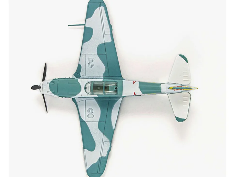 Yakovlev Yak-3 Fighter Aircraft "14th GvIAP, VVS of the Baltic Fleet, Semen Rogovoy" Soviet Air Force (1944) "Planes of World War II" Series 1/72 Diecast Model Airplane by Luppa