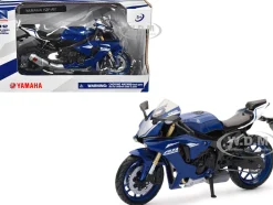 Yamaha YZF-R1 Motorcycle Blue 1/12 Diecast Model by New Ray
