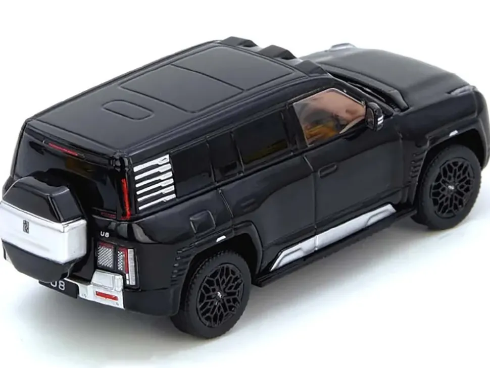 Yangwang U8 Black 1/64 Diecast Model Car by Inno Models