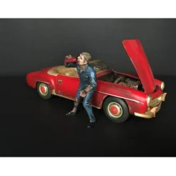 Zombie Mechanic Figurine III for 1/24 Scale Models American Diorama 38299