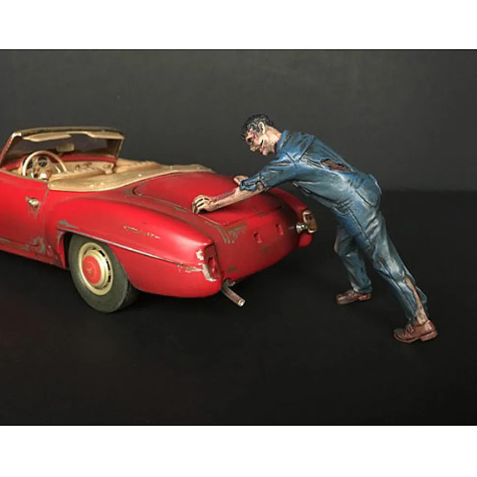 Zombie Mechanic Figurine IV for 1/24 Scale Models American Diorama 38300